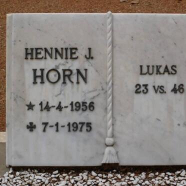 HORN Hennie J. 1956-1975