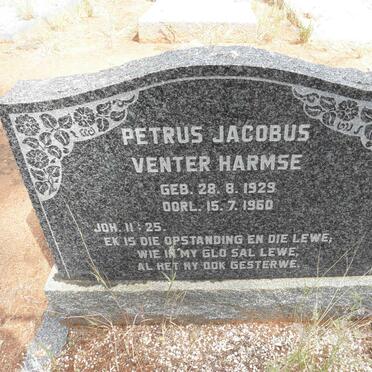 HARMSE Petrus Jacobus Venter 1929-1960