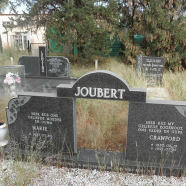 JOUBERT Crawford 1930-1992 &amp; Marie 1937-