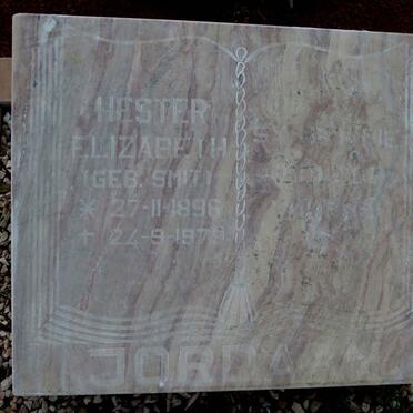 JORDAAN Hester Elizabeth nee SMIT 1896-1979