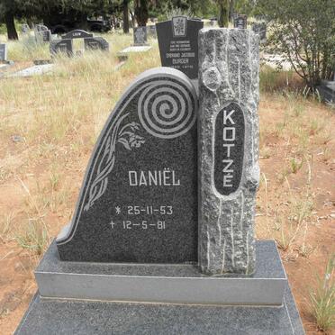 KOTZE Daniel 1953-1981