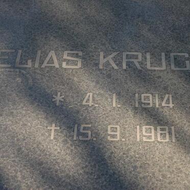 KRUGER Elias 1914-1981