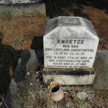 KNOETZE Christoffel 1951-1951