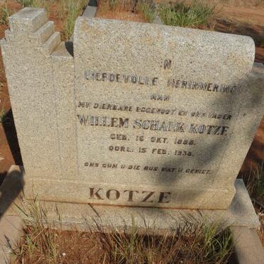 KOTZE Willem Schalk 1888-1938