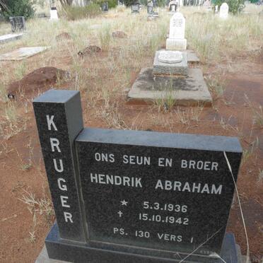 KRUGER Hendrik Abraham 1936-1942