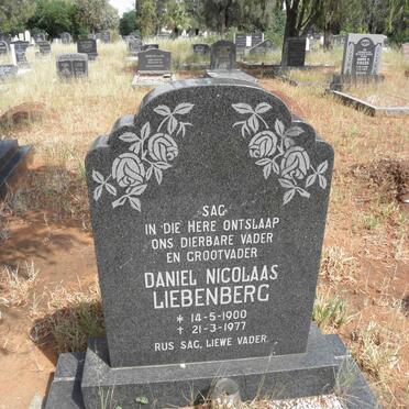 LIEBENBERG Daniel Nicolaas 1900-1977