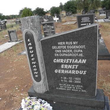 LABUSCHAGNE Christiaan Ernst Gerhardus 1923-2004