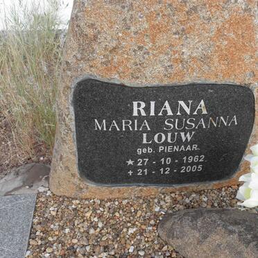 LOUW Riana Maria Susanna nee PIENAAR 1962-2005