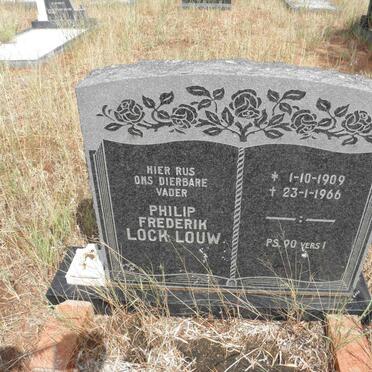 LOUW Philip Frederik, LOCK 1909-1966