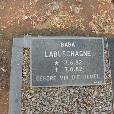 LABUSCHAGNE Baba 1982-1982