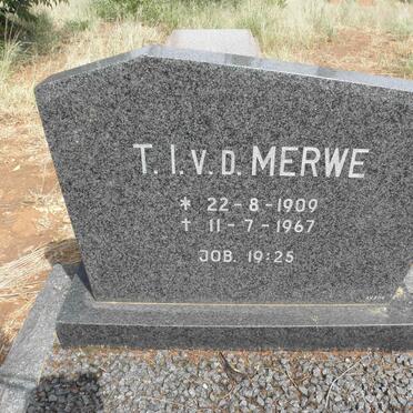 MERWE T.I., v.d. 1909-1967