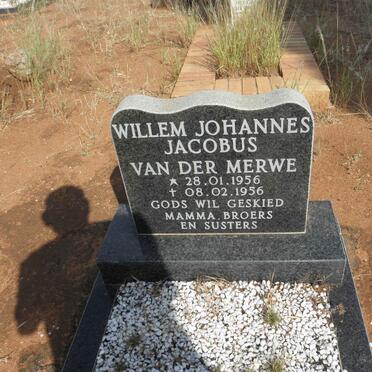 MERWE Willem Johannes Jacobus, van der 1956-1956