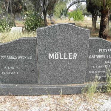MÖLLER Johannes Andries 1907- &amp; Elizabeth Gertruida Albertina KOTZE 1915-1965
