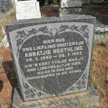 NEETHLING Annatjie 1950-1952