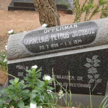 OPPERMAN Cornelius Petrus Jacobus 1898-1974