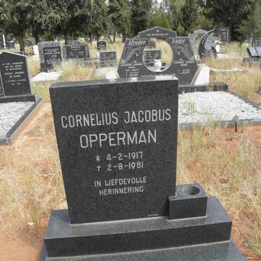 OPPERMAN Cornelius Jacobus 1917-1981