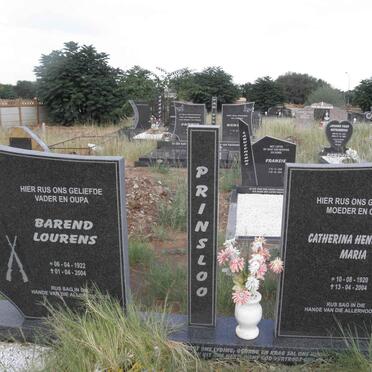 PRINSLOO Barend Lourens 1922-2004 &amp; Catherina Hendriena Maria 1920-2004