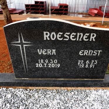 ROESENER Ernst 1923-1991 & Vera 1930-2019