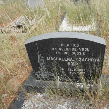 ROUX Magdalena Zachrya 1937-1985