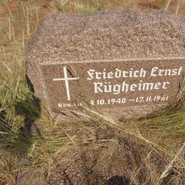 RUGHEIMER Friedrich Ernst 1940-1961