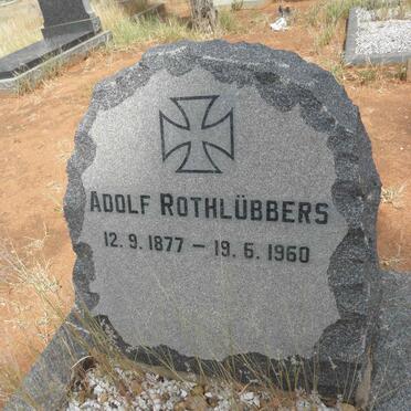 ROTHLÜBBERS Adolf 1877-1960