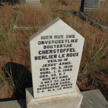 ROUX Cherstoffel Berlien, le 1926-1949