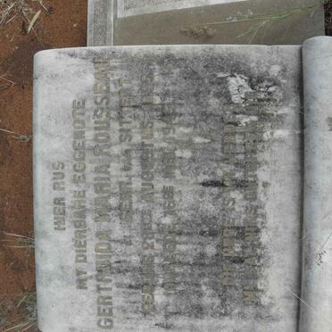 ROUSSEAU Gertruida Maria nee van SITTERT -1945