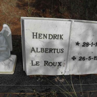 ROUX Hendrik Albertus, le 1947-1948