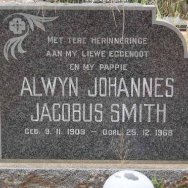 1SMITH Alwyn Johannes Jacobus 1903-1968