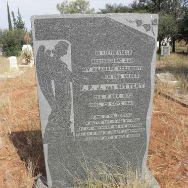 SITTERT F.P.J., van 1872-1949