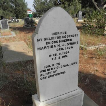 SWART Martina H.J. nee LOUW 1904-195?
