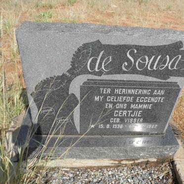 SOUSA Gertjie, de nee VISSER 1936-1962