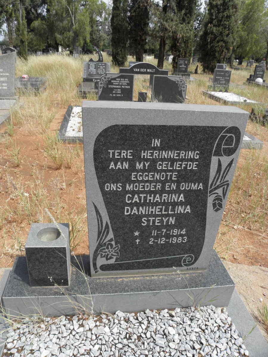 STEYN Catharina Danihellina 1914-1983