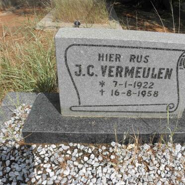 VERMEULEN J.C. 1922-1958