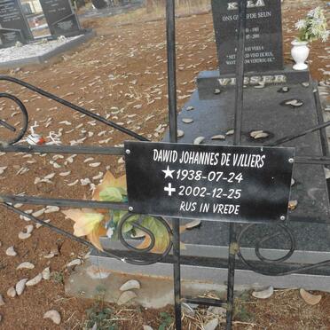 VILLIERS Dawid Johannes, de 1938-2002