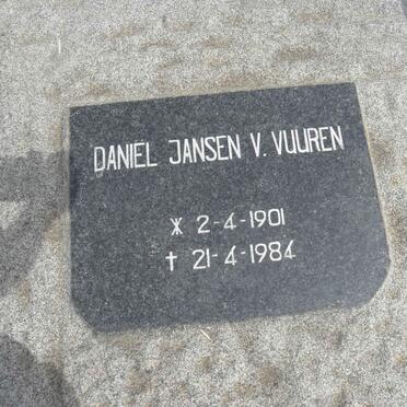 VUUREN Daniel, Jansen van 1901-1984