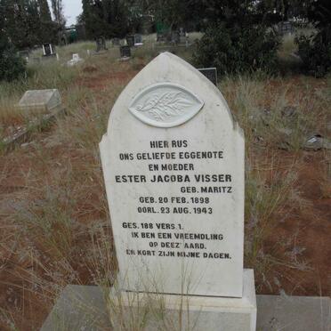 VISSER Ester Jacoba nee MARITZ 1898-1943