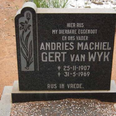 WYK  Andries Machiel Gert, van 1907-1969