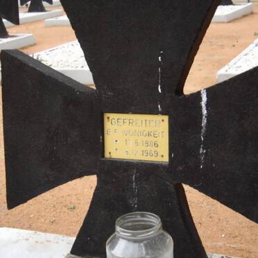 WONIGKEIT E.F. 1886-1969