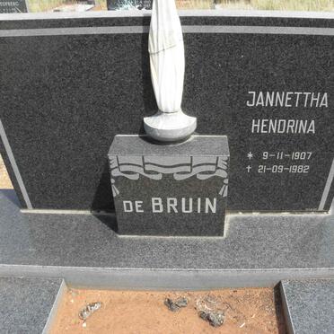 BRUIN Janettha Hendrina, de 1907-1982