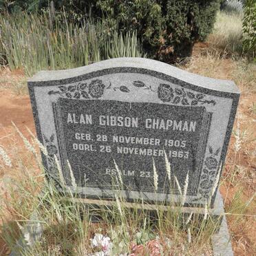 CHAPMAN Alan Gibson 1905-1963