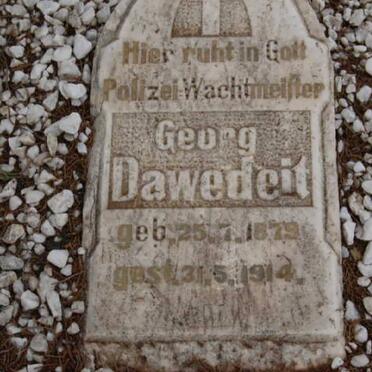DAWEDEIT Georg 1879-1914