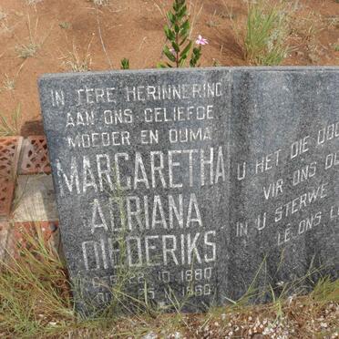 DIEDERIKS Margeretha Adriana 1880-1960