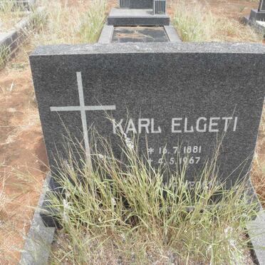 ELGETI Karl 1881-1967