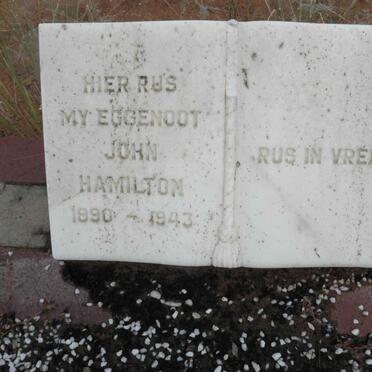 HAMILTON John 1890-1943