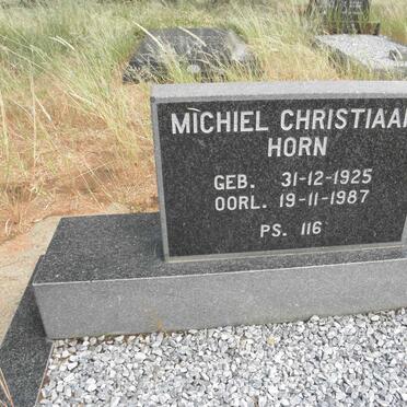 HORN Michiel Christiaan 1925-1987