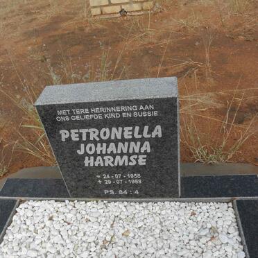 HARMSE Petronella Johanna 1958-1958