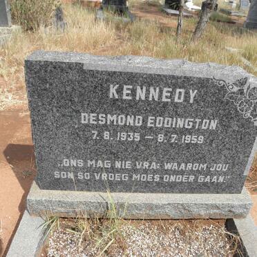 KENNEDY Desmond Eddington 1935-1959