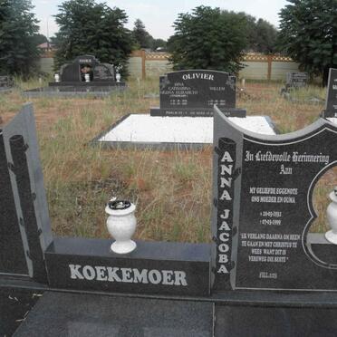 KOEKEMOER Anna Jacoba 1931-1999