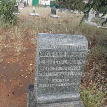 LOMBAARD Catherina Hybrecht Elizabeth 1934-1945